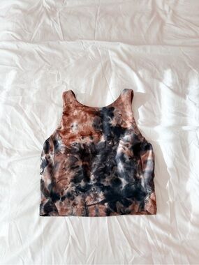 Lululemon Diamond Dye Seashell Smoky Topaz Align High-Neck Tank Top Size 4